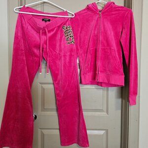 Juicy Couture Pink Velour Tracksuit